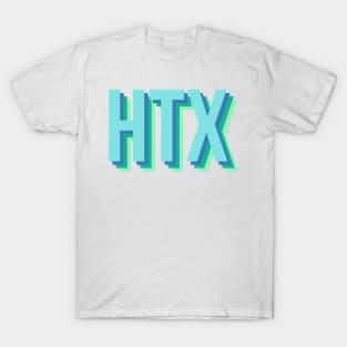 HTX in blue T-Shirt